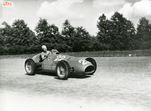 Racers at the Monza Autodrome Grand Prix 1952